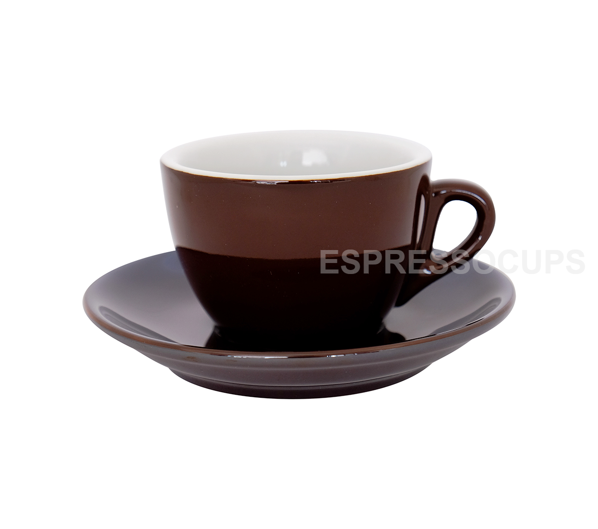 "ROSA" Cappuccino Cups 165ml - brown